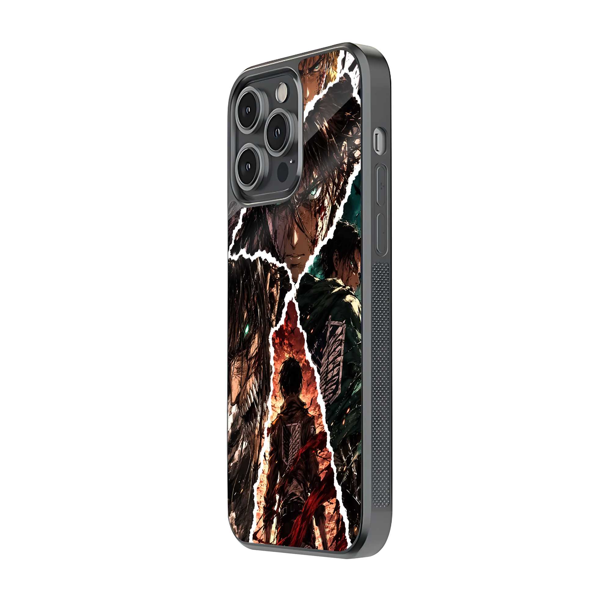 Eren Titan Fury Glass Case Secondary image