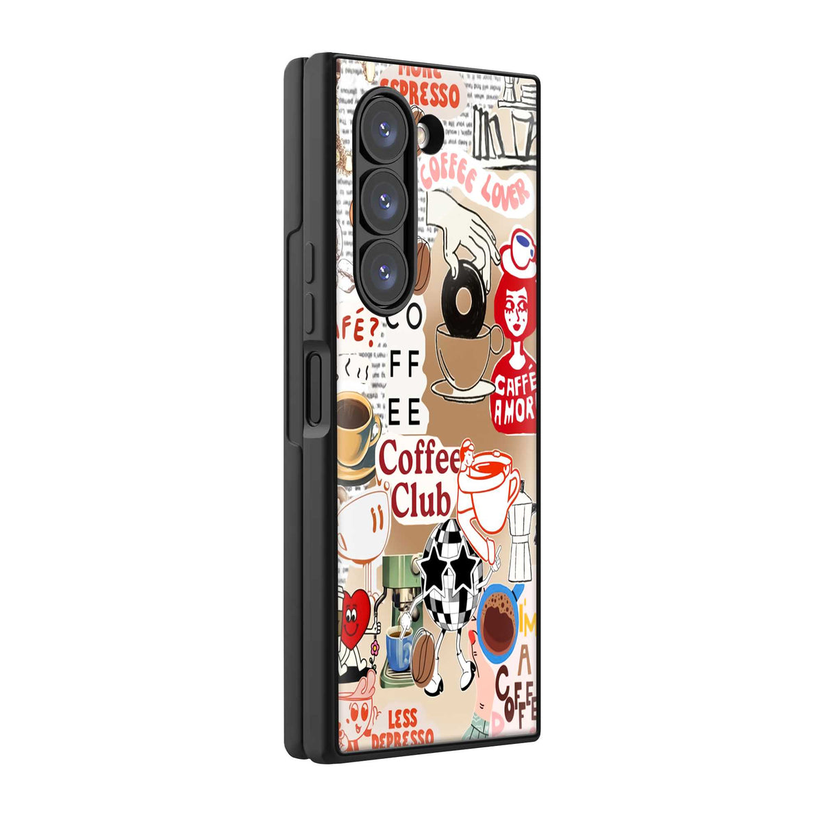 Espresso Club Samsung Z Fold Glass Case