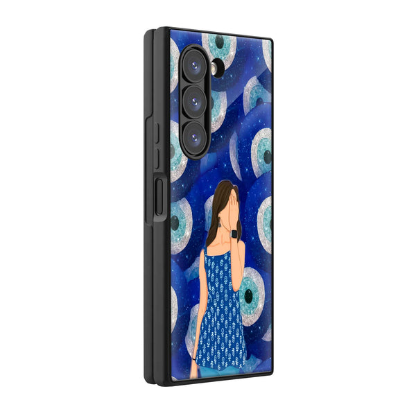 Evil Eye Muse Samsung Z Fold Glass Case
