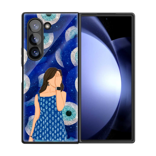 Evil Eye Muse Samsung Z Fold Glass Case