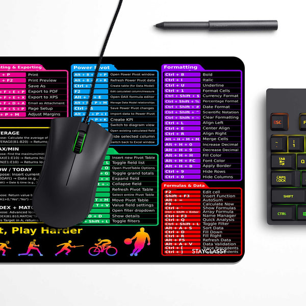 Excel PowerPlay Desk Mat