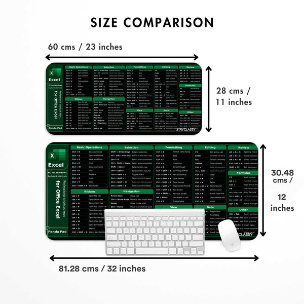 Excel Shortcut Master Desk Mat