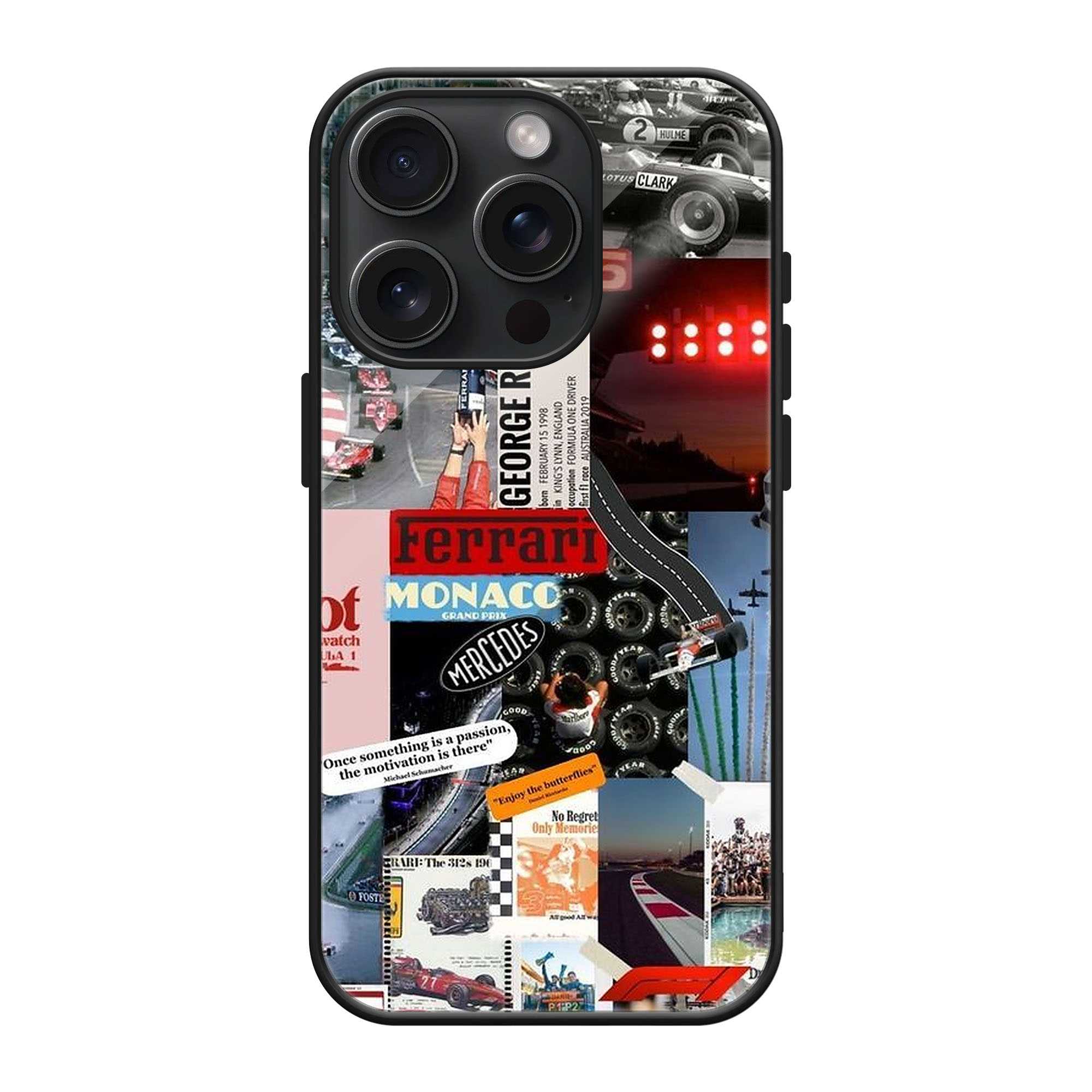 F1 Retro Rush Glass Case Main image