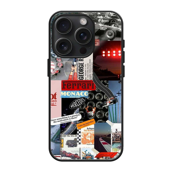 F1 Retro Rush Glass Case