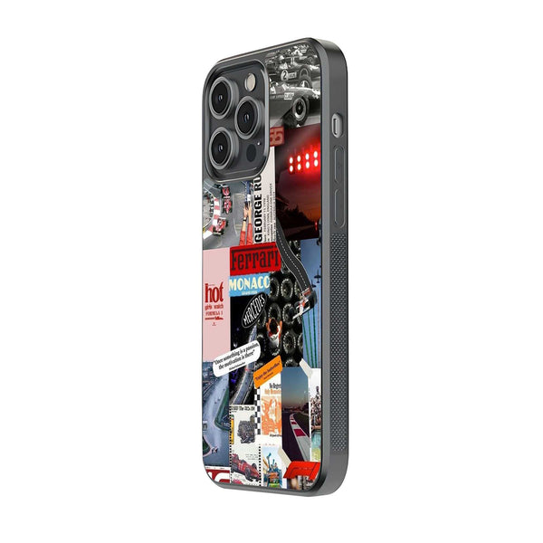 F1 Retro Rush Glass Case