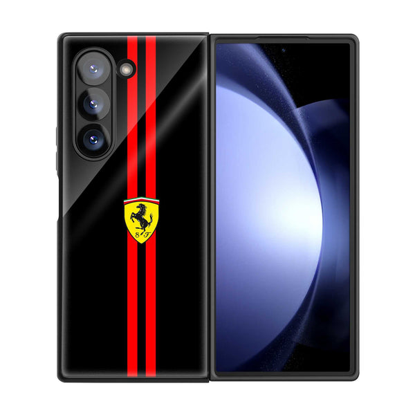 Ferrari Pulse Samsung Z Fold Glass Case