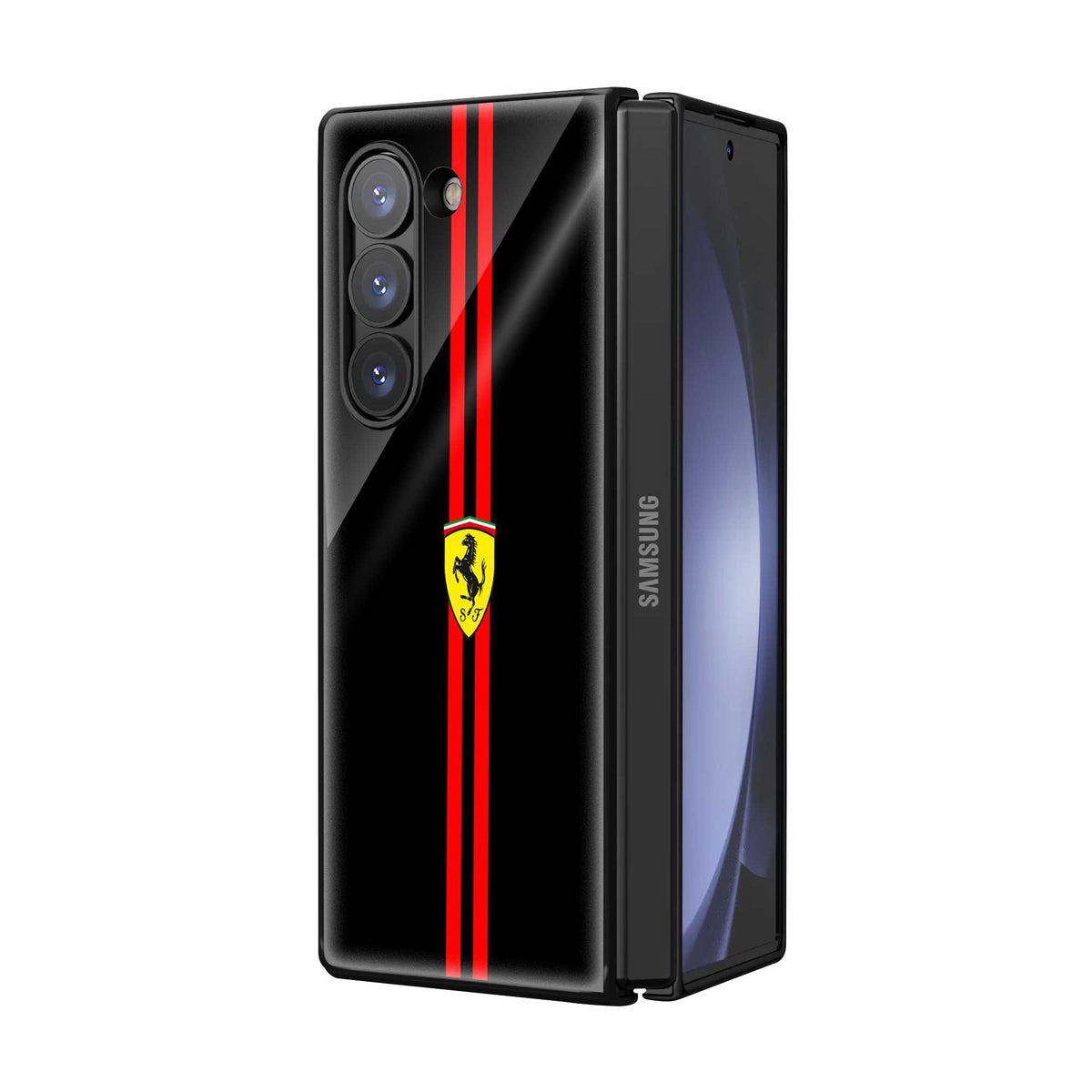 Ferrari Pulse Samsung Z Fold Glass Case
