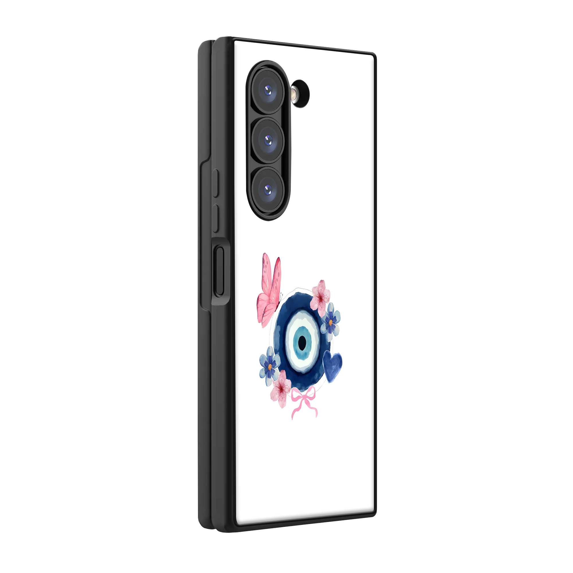 Floral Guardian Samsung Z Fold Glass Case