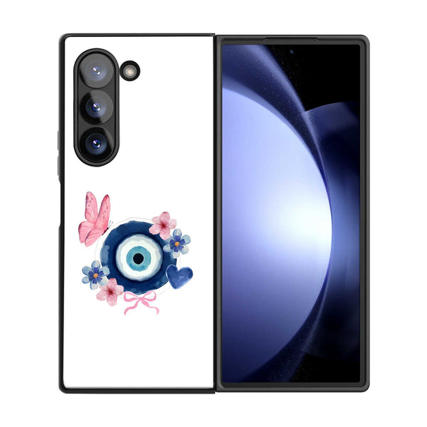 Floral Guardian Samsung Z Fold Glass Case