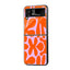 Flower Pop Art Samsung Z Flip Glass Case