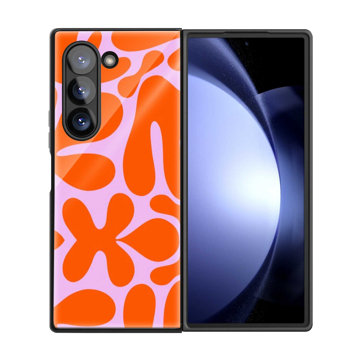 Flower Pop Art Samsung Z Fold Glass Case