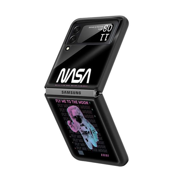 Fly Me Samsung Z Flip Glass Case