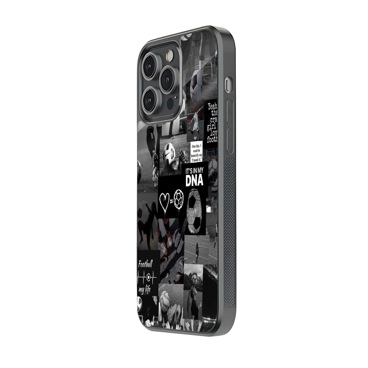 Football Soul Glass Case