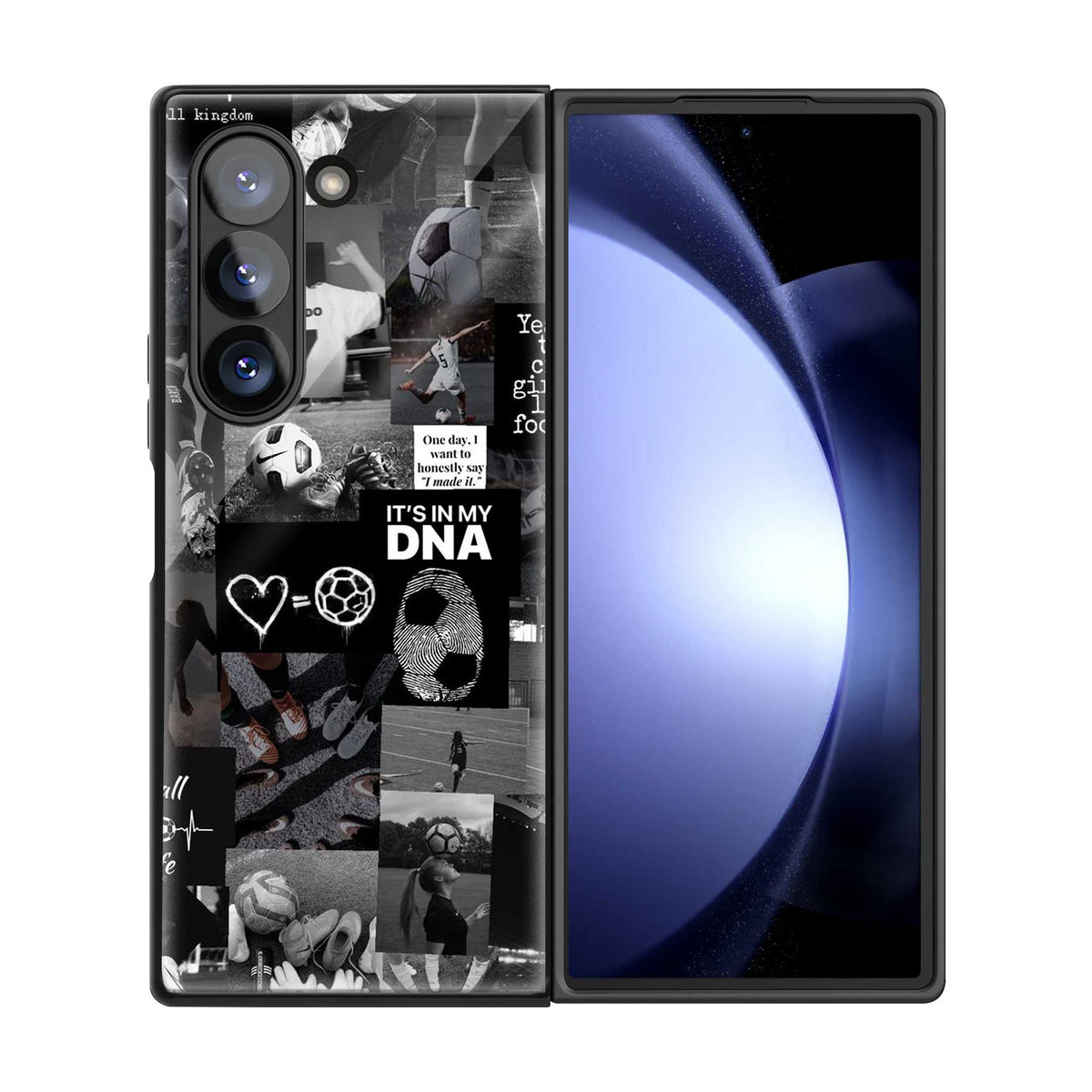 Football Soul Samsung Z Fold Glass Case