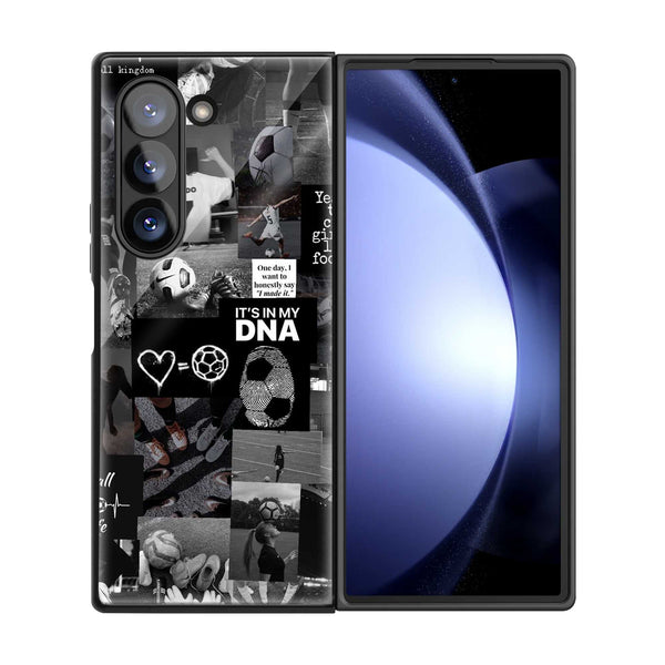Football Soul Samsung Z Fold Glass Case