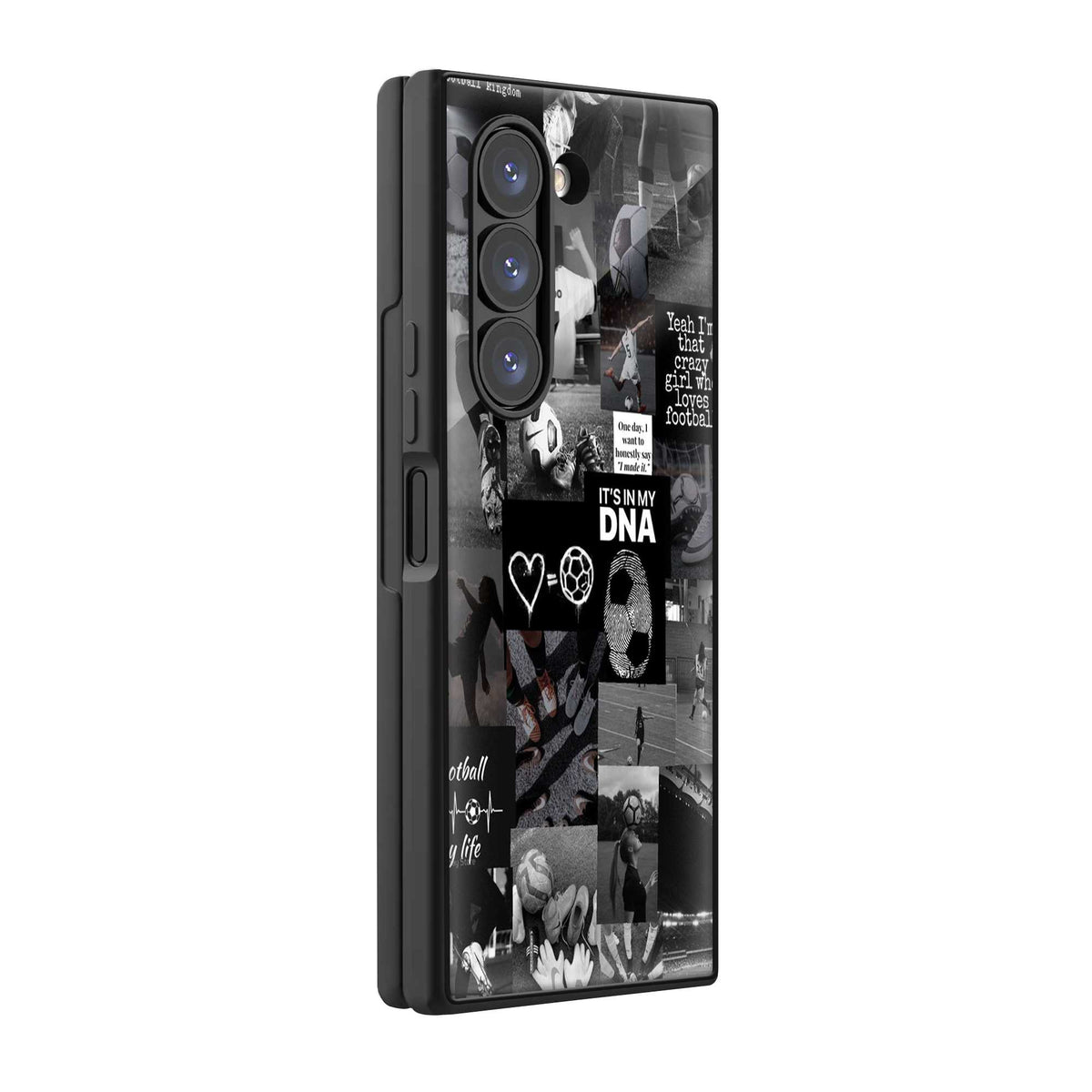 Football Soul Samsung Z Fold Glass Case