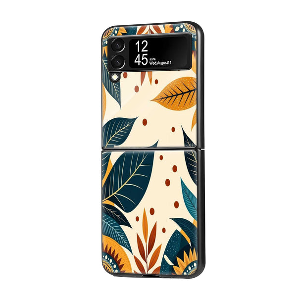 Forest Glow Samsung Z Flip Glass Case