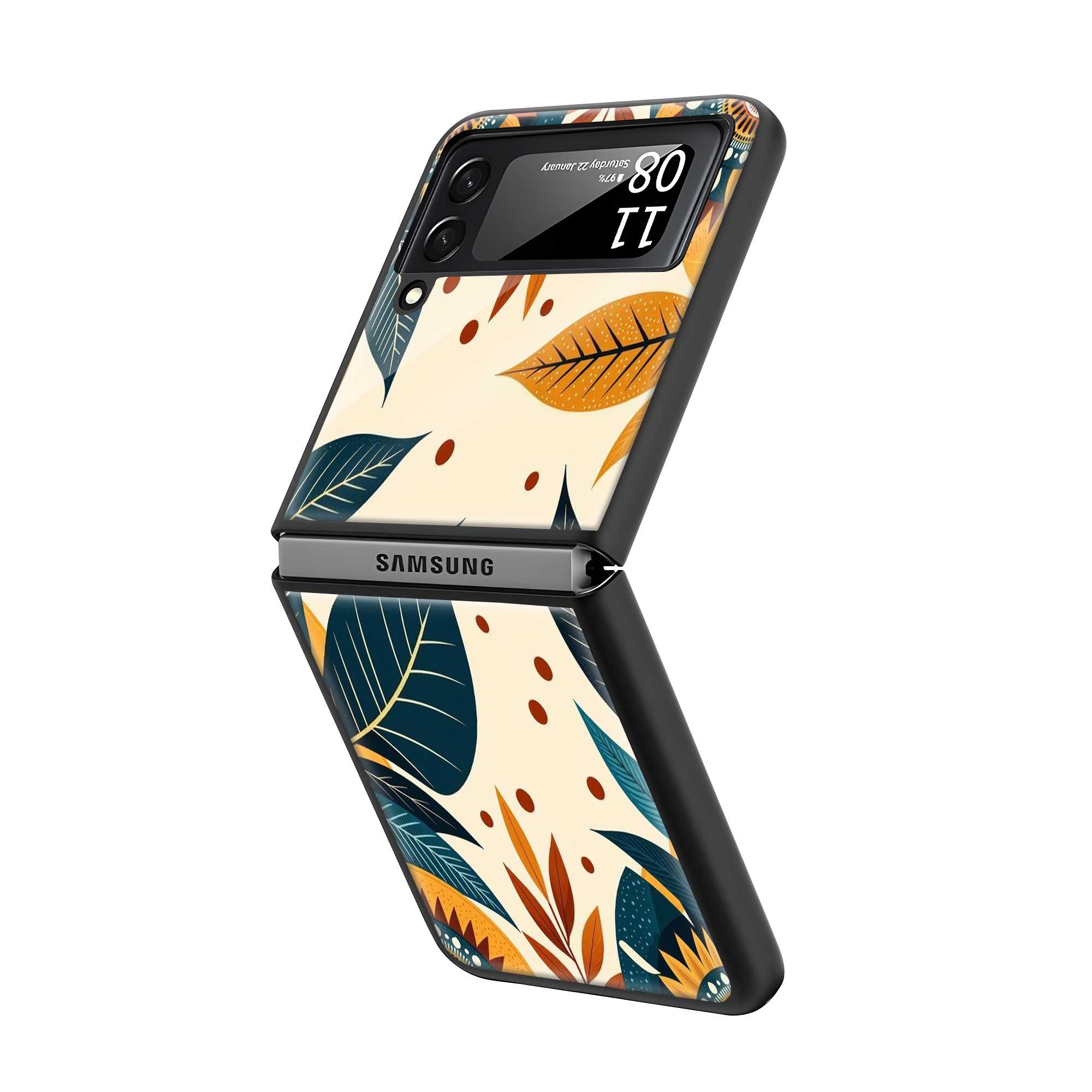 Forest Glow Samsung Z Flip Glass Case