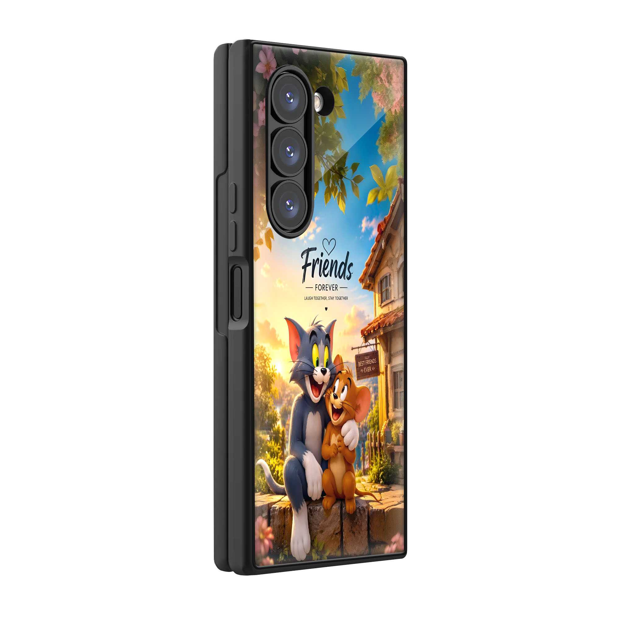 Forever Buddies Samsung Z Fold Glass Case Main image