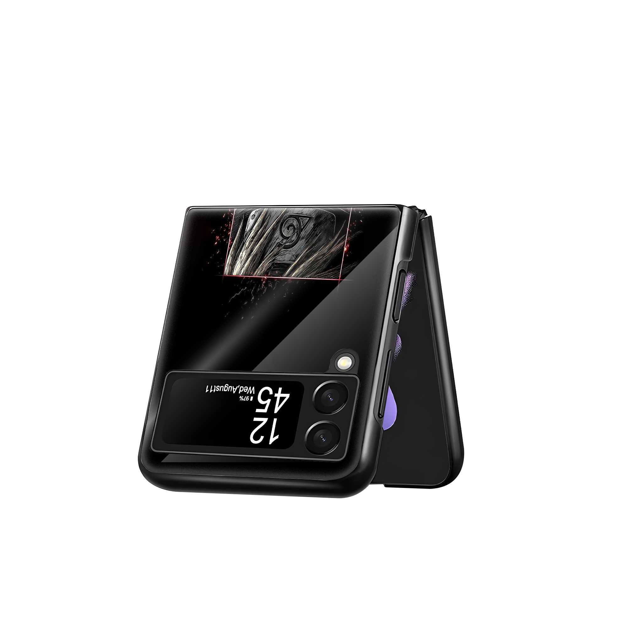 Foxfire Naruto Samsung Z Flip Glass Case