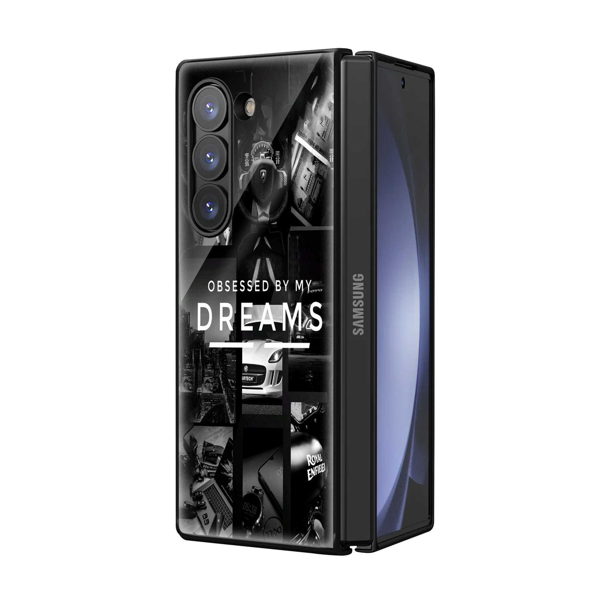 Future Goals Samsung Z Fold Glass Case