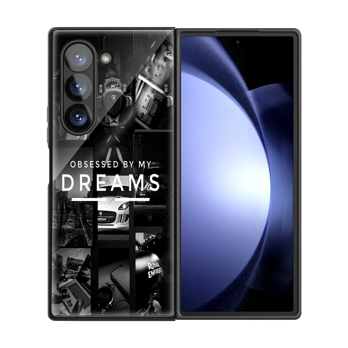 Future Goals Samsung Z Fold Glass Case