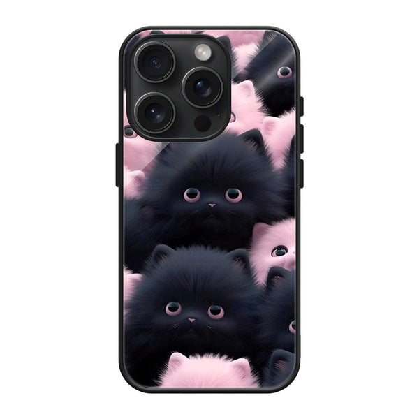 Fuzzy Fluffballs Glass Case
