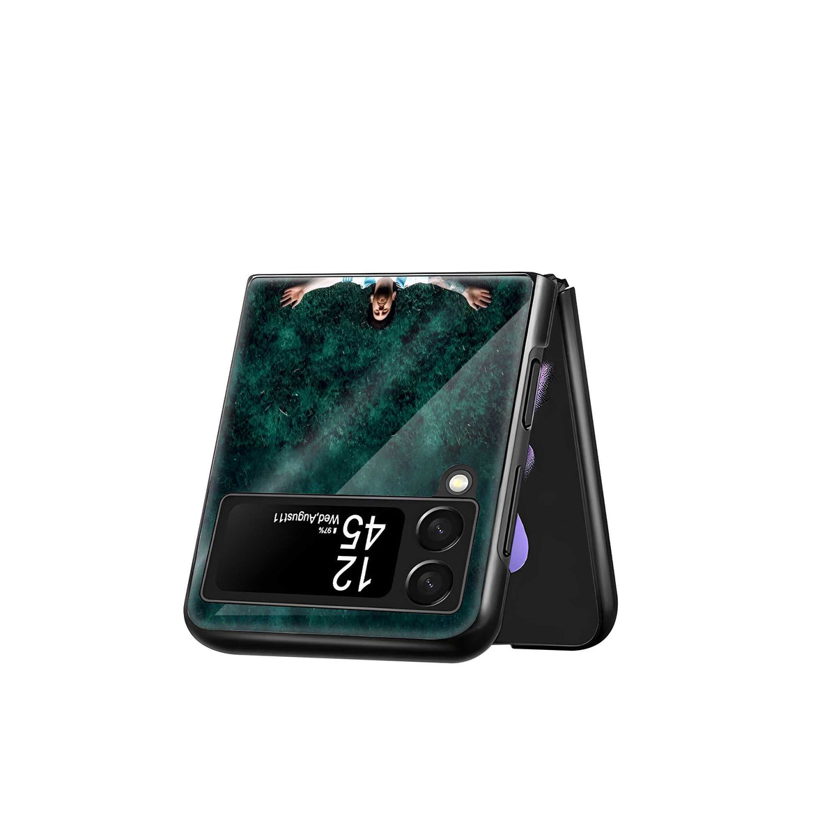 GOAT Mode Samsung Z Flip Glass Case