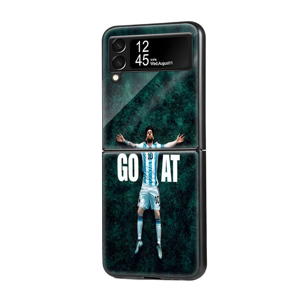 GOAT Mode Samsung Z Flip Glass Case