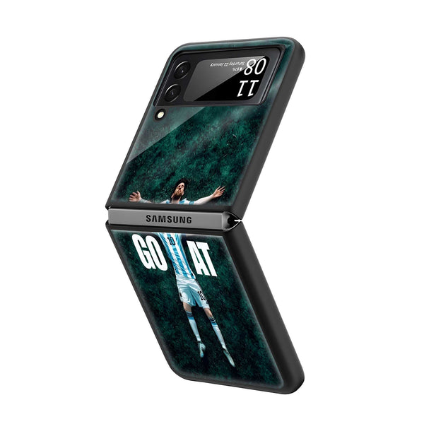 GOAT Mode Samsung Z Flip Glass Case