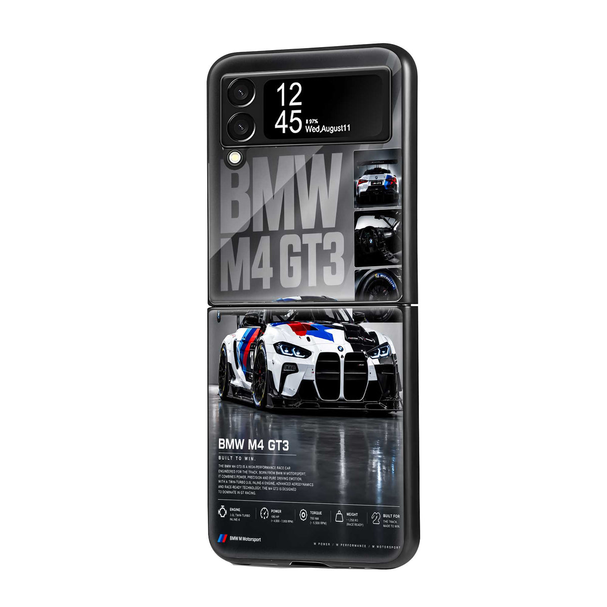 GT3 Fury Samsung Z Flip Glass Case