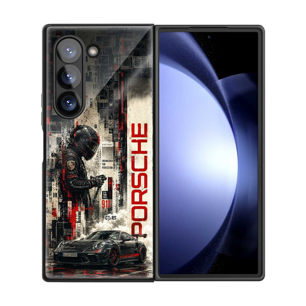GT3 RS Noir Samsung Z Fold Glass Case