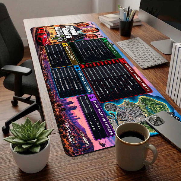 GTA V Cheat Master Desk Mat