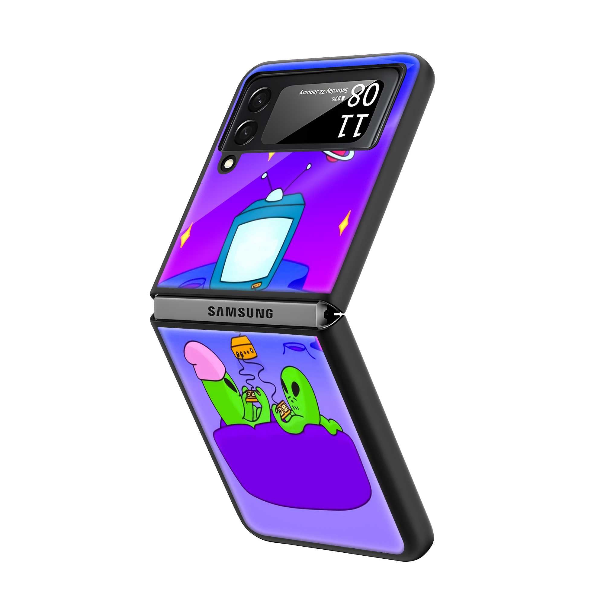 Galaxy Gamers Samsung Z Flip Glass Case