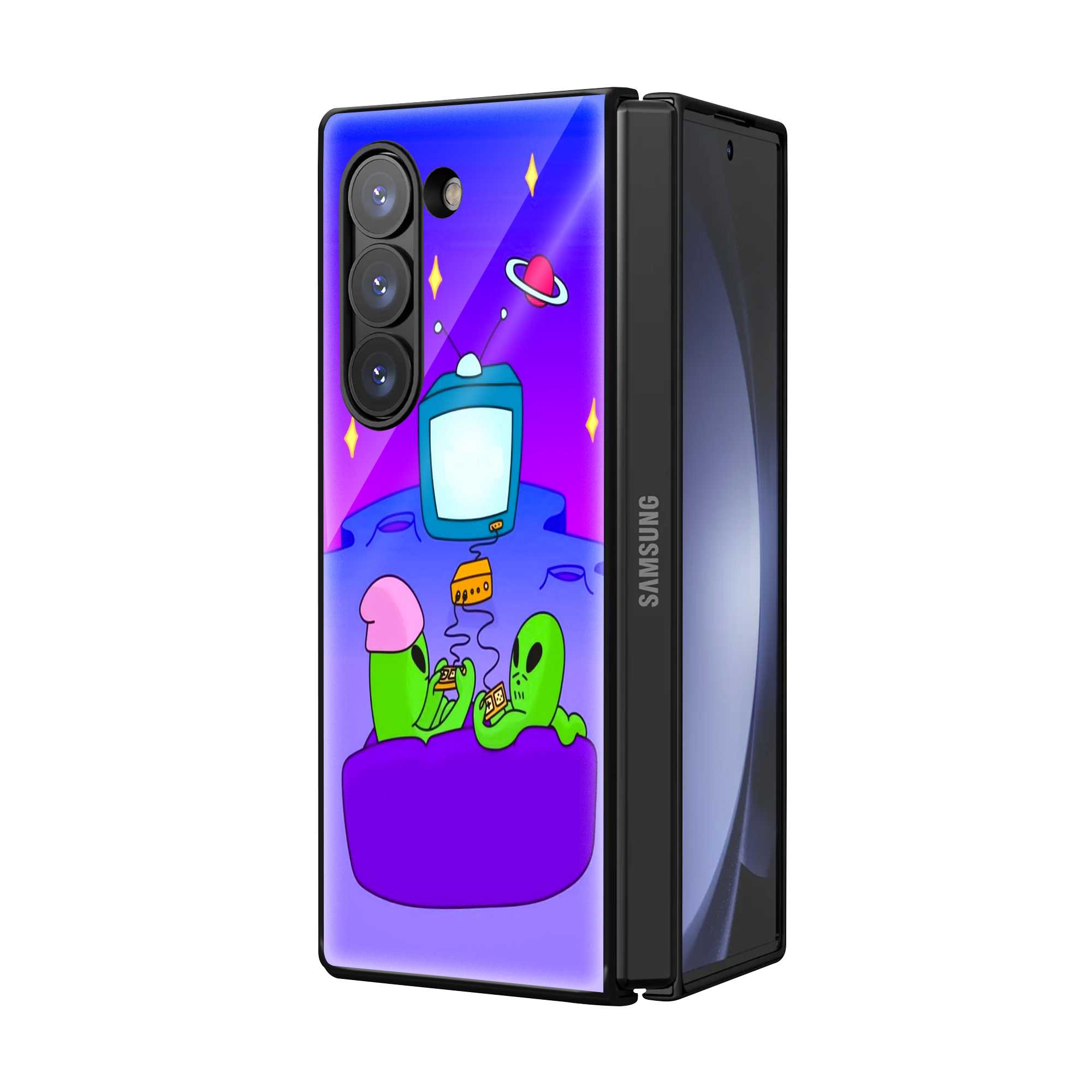 Galaxy Gamers Samsung Z Fold Glass Case