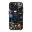 Galaxy Grid Glass Case