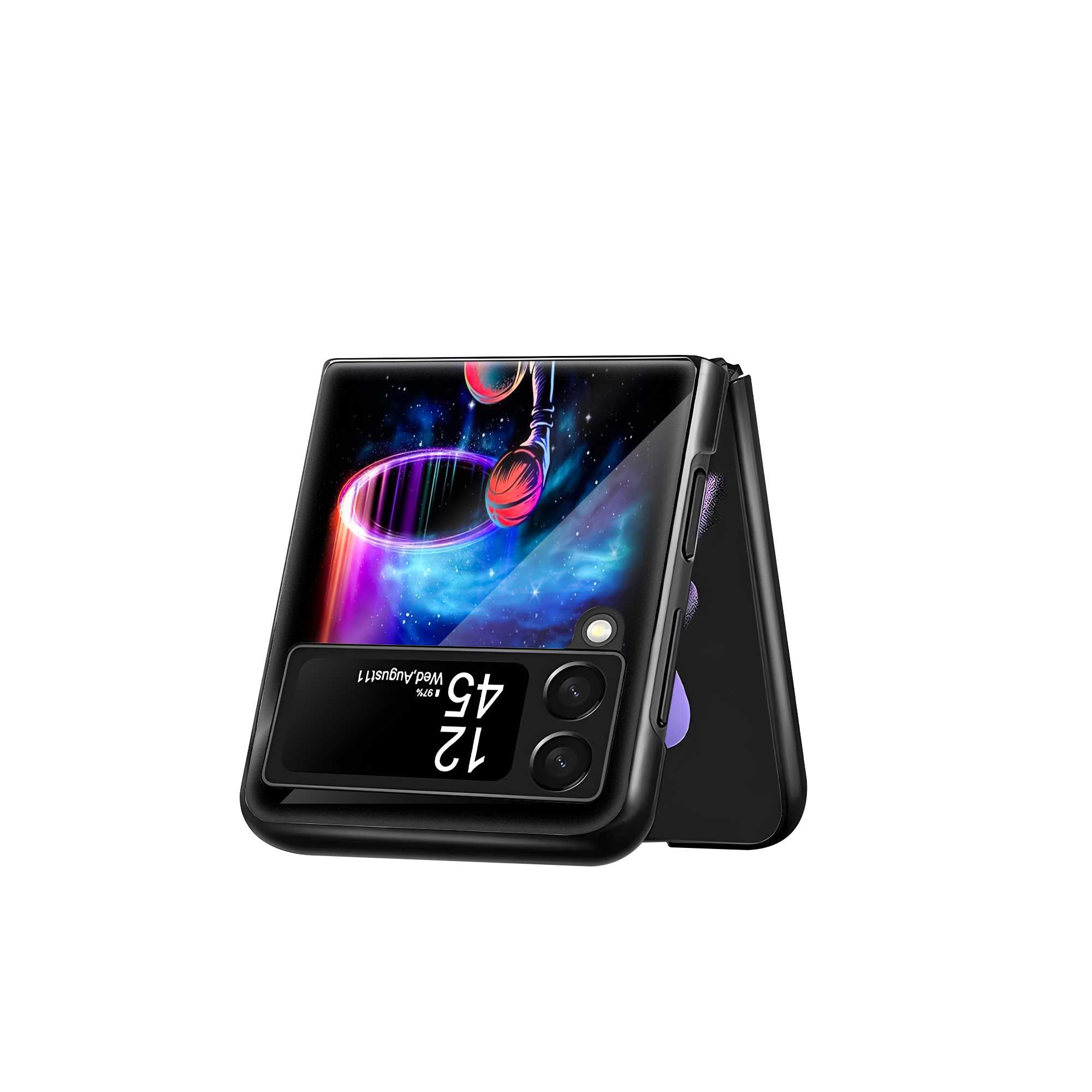 Galaxy Slam Samsung Z Flip Glass Case