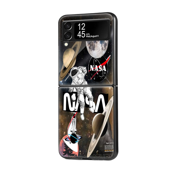 Galaxy Voyager Samsung Z Flip Glass Case