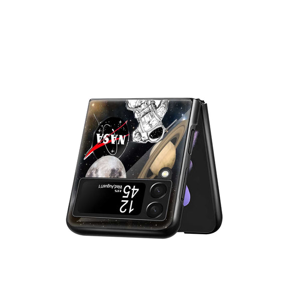 Galaxy Voyager Samsung Z Flip Glass Case