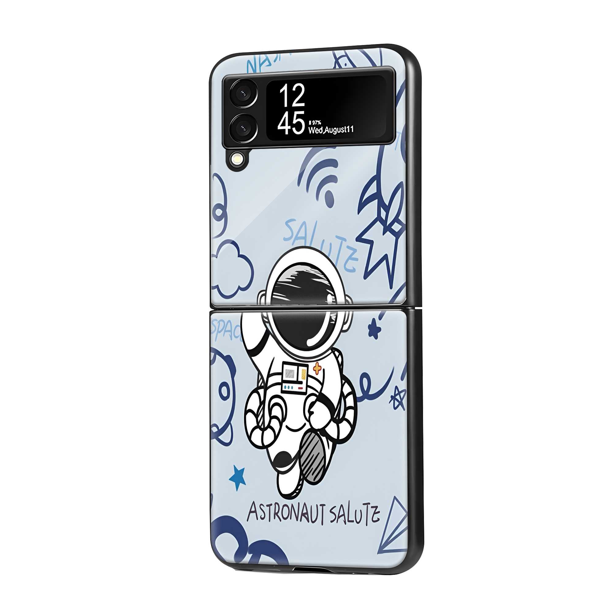 Galaxy Wave Samsung Z Flip Glass Case
