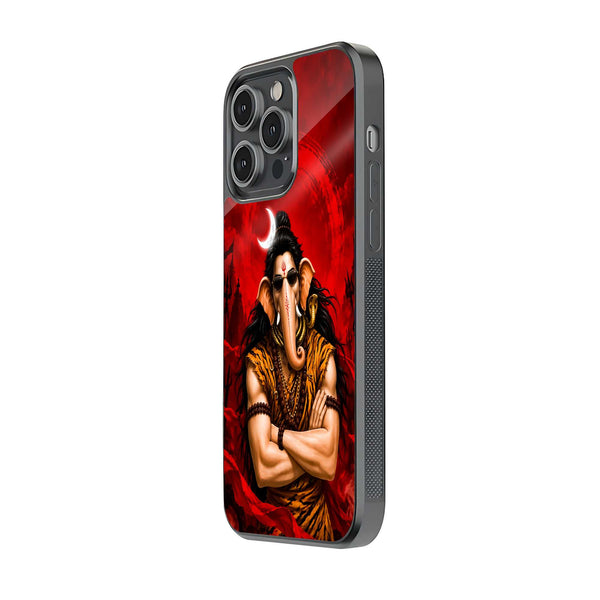 Ganesha Swag Glass Case