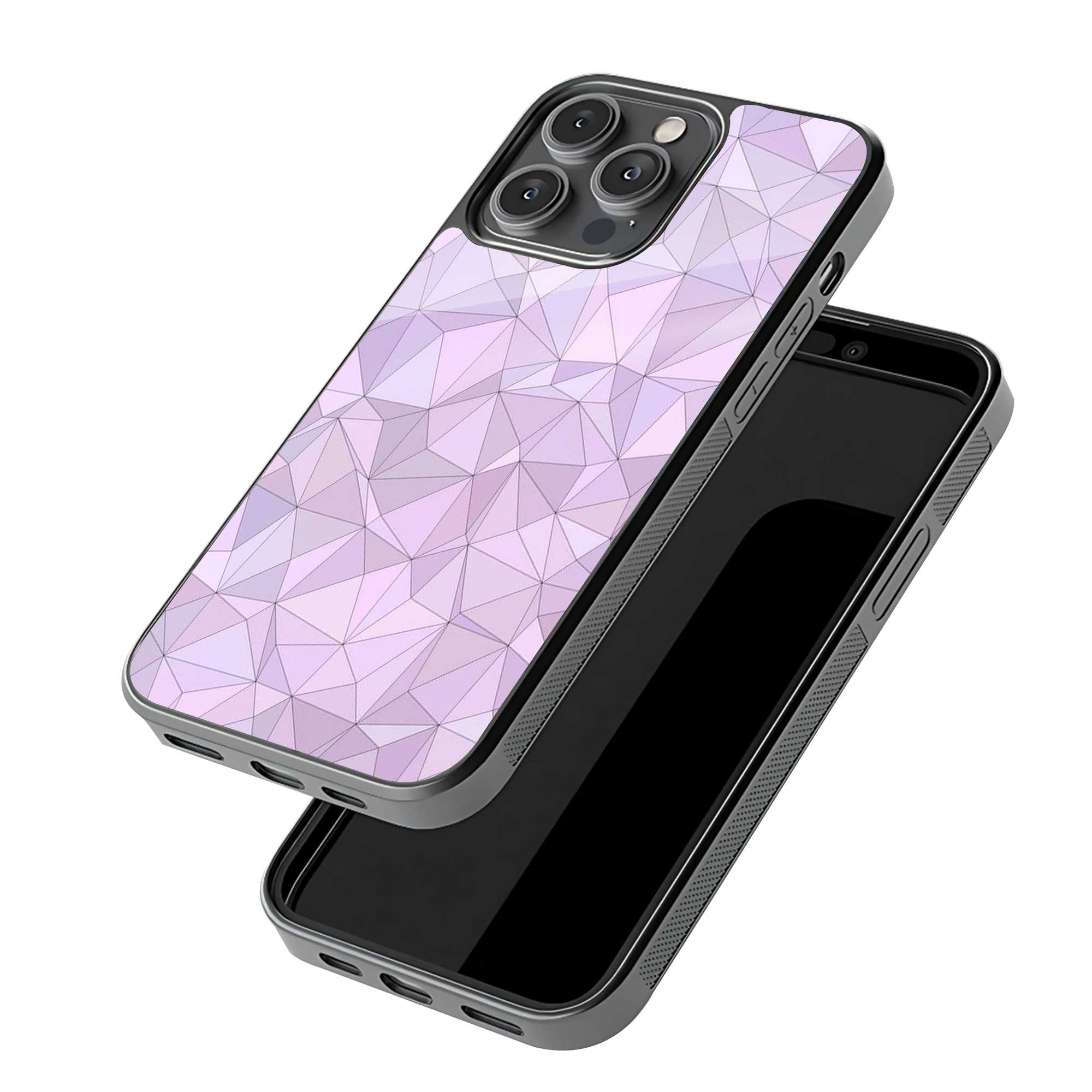 Geometric Glow Glass Case