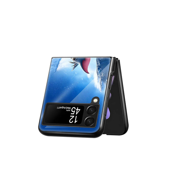 Glacier Buddies Samsung Z Flip Glass Case