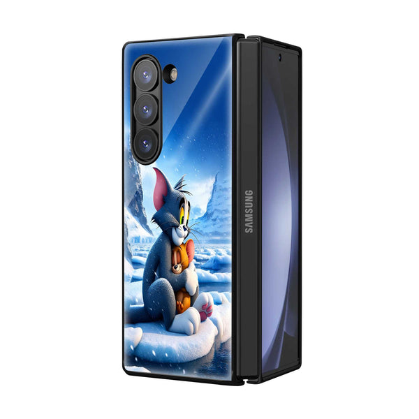 Glacier Buddies Samsung Z Fold Glass Case