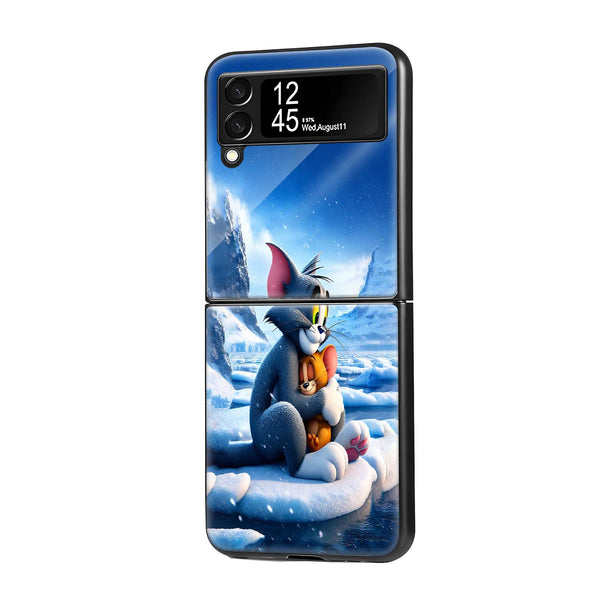 Glacier Buddies Samsung Z Flip Glass Case