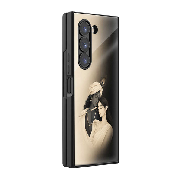 Radha Shyam Samsung Z Fold Glass Case