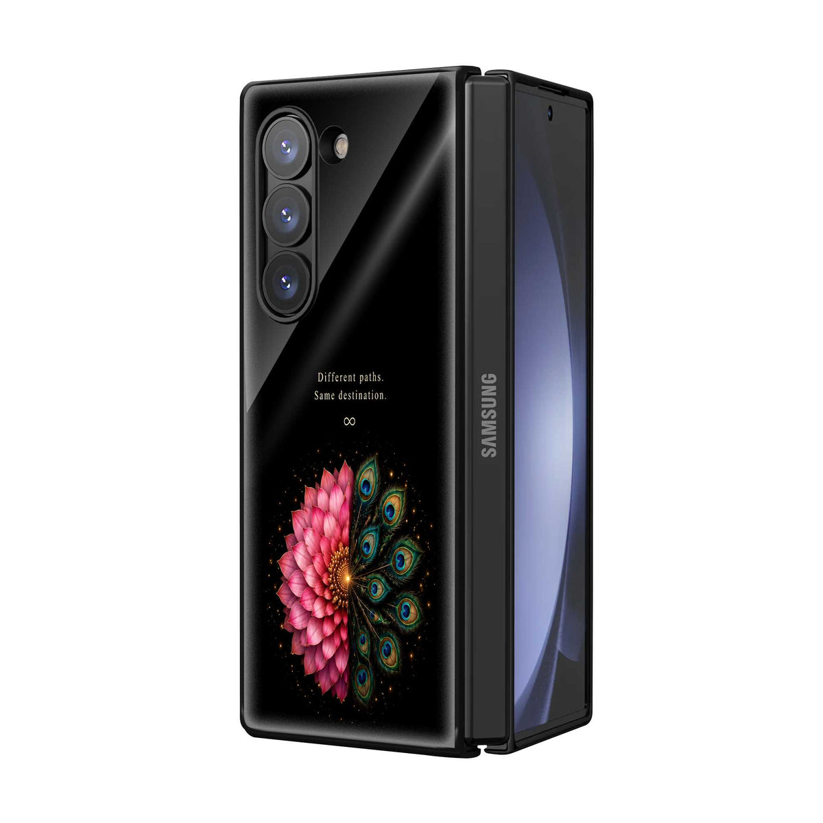 Lotus Infinity Samsung Z Fold Glass Case