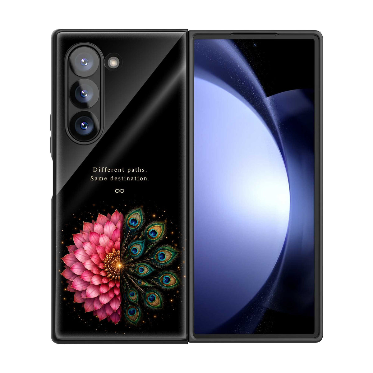 Lotus Infinity Samsung Z Fold Glass Case