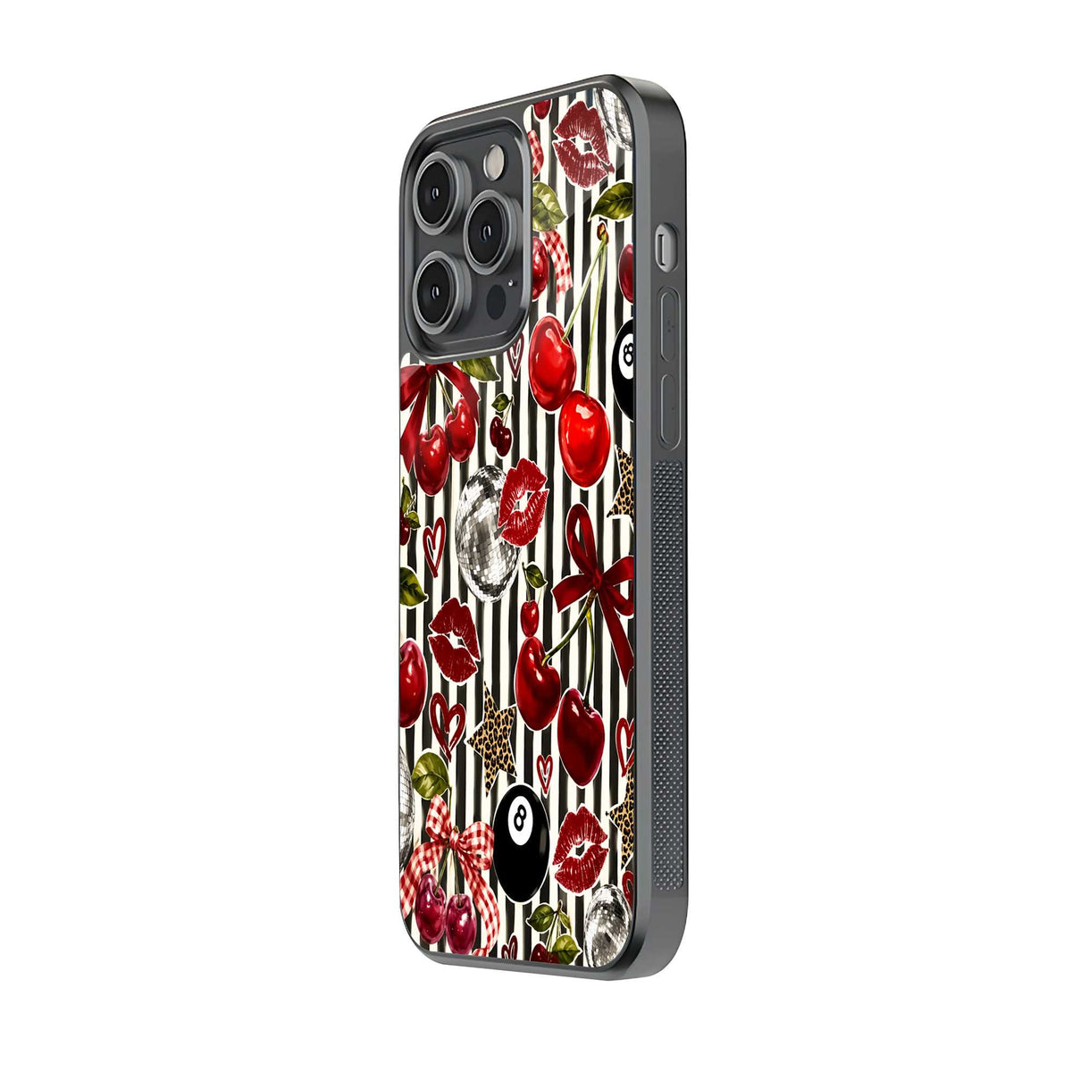 Lucky Cherry Glass Case