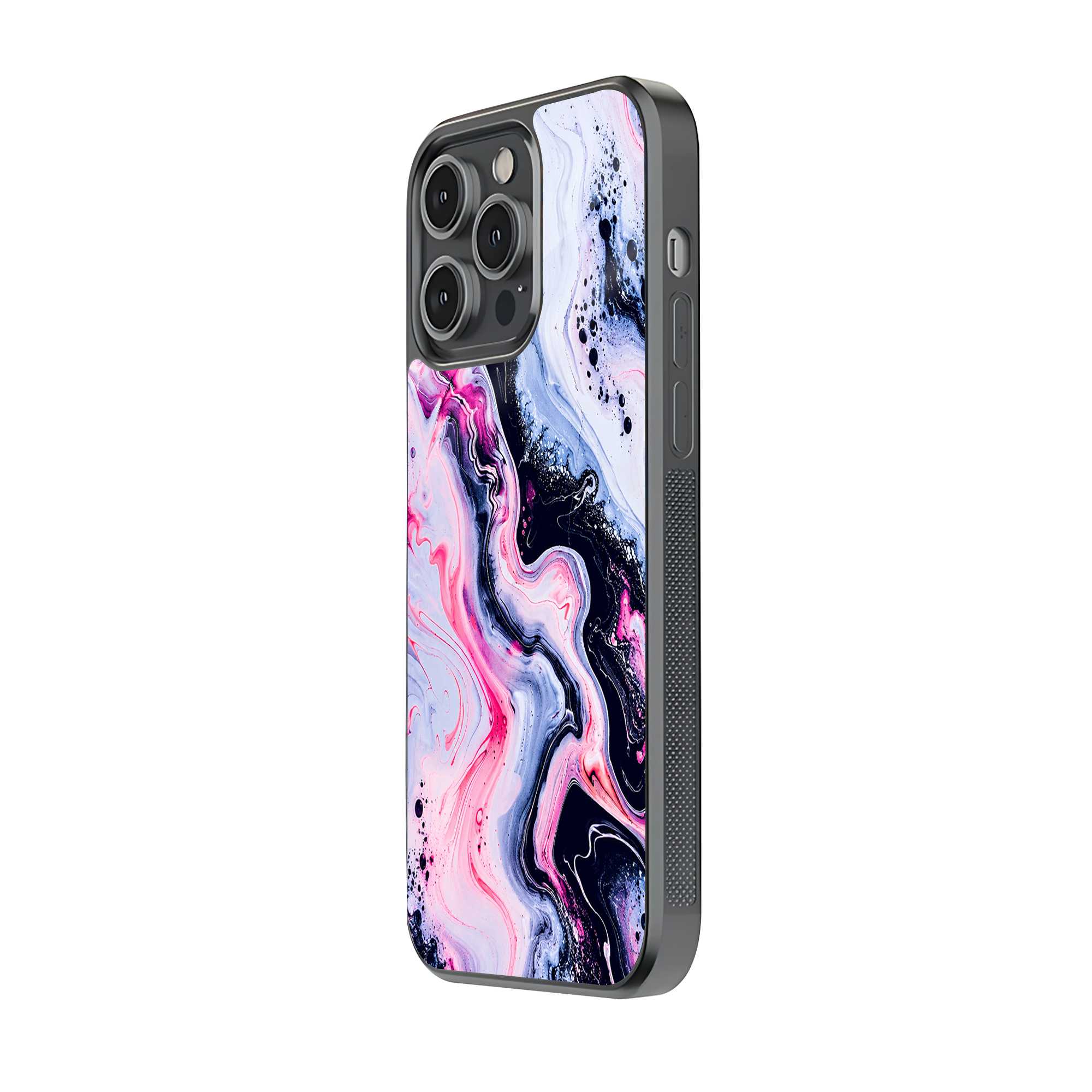 Colorful Marble Glass Case Secondary image